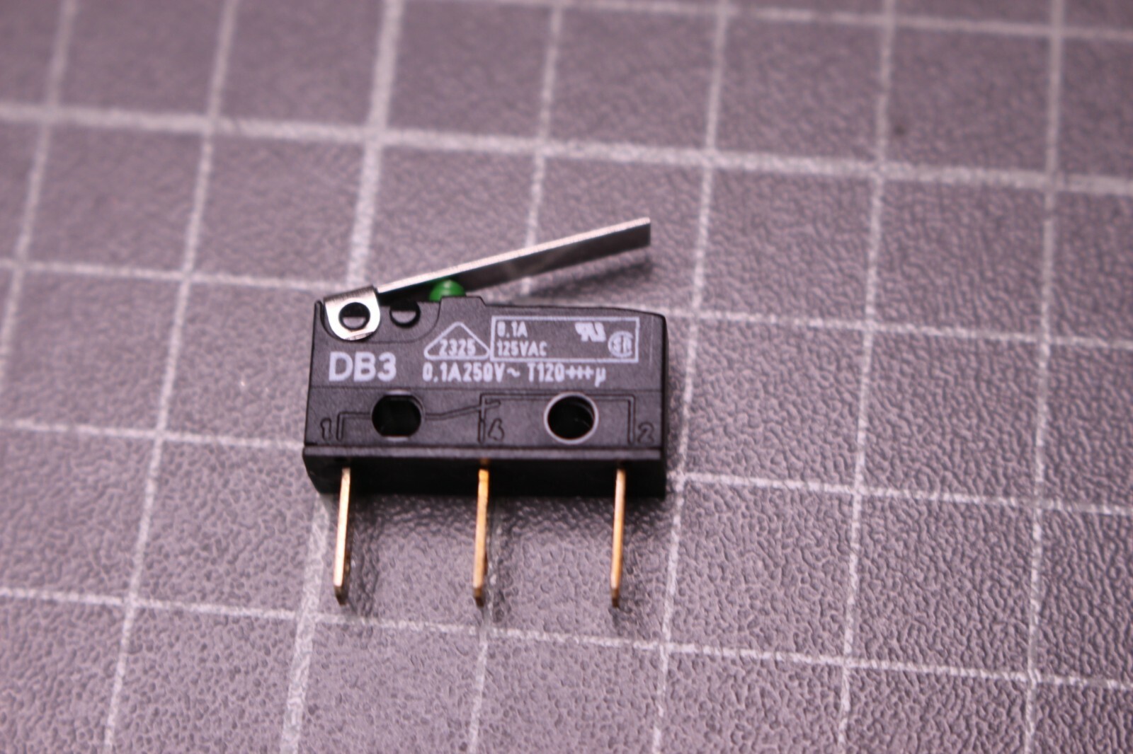 20pcs Micro Switch No.23 CHERRY DB3C-B1LB 1 Changer 0.1A 250VAC with Lever