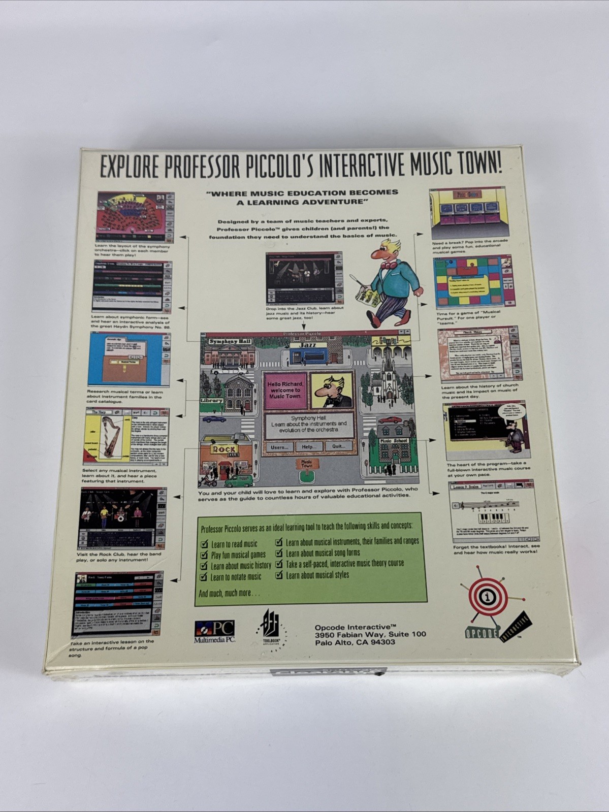 Sealed Interactive The Musical World of Professor Piccolo Software PC Windows