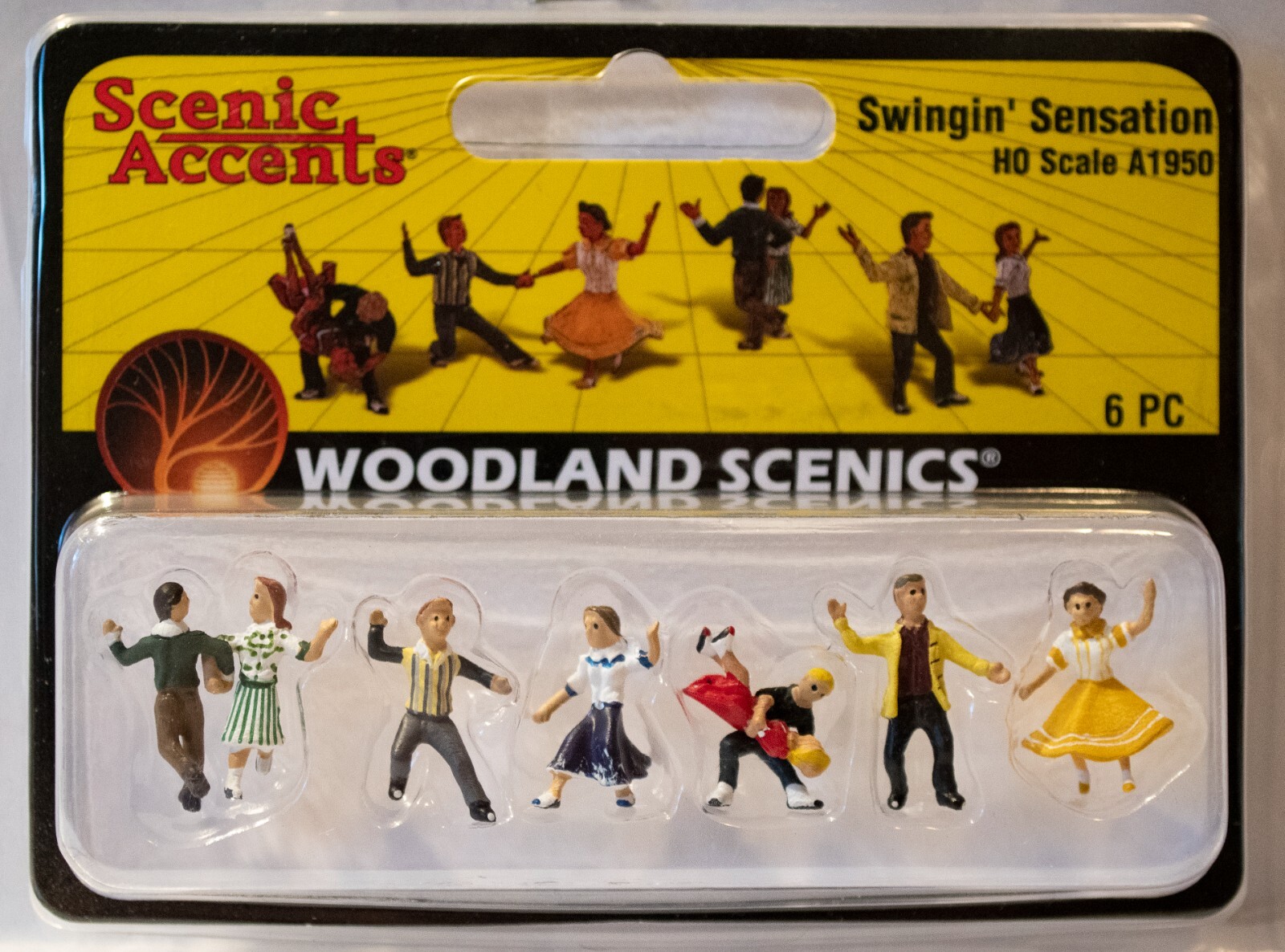 Woodland Scenics #1950 ( Swingin' Sensation ) HO Scale Figures 1:87 Scale