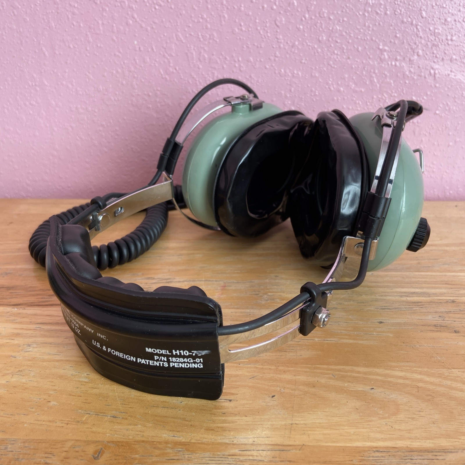 David Clark H10-76 Aviation Headset Used