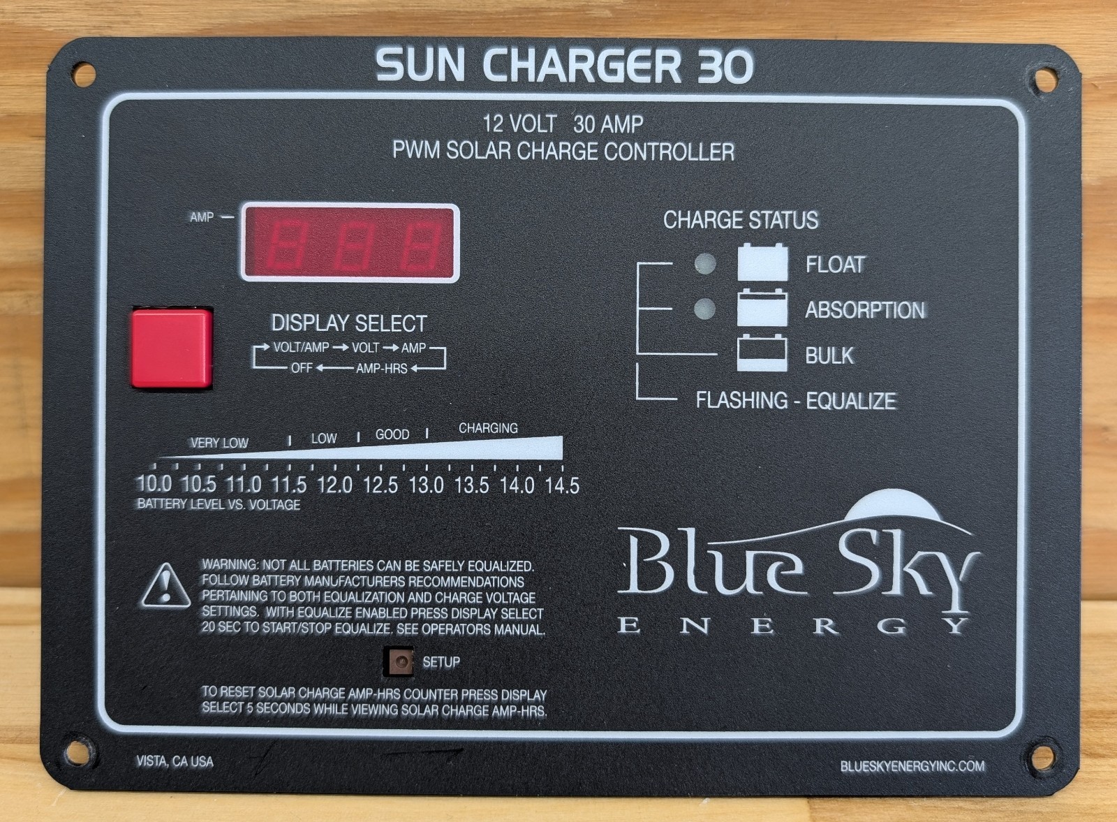 Blue Sky SC30 Solar Charge Controller