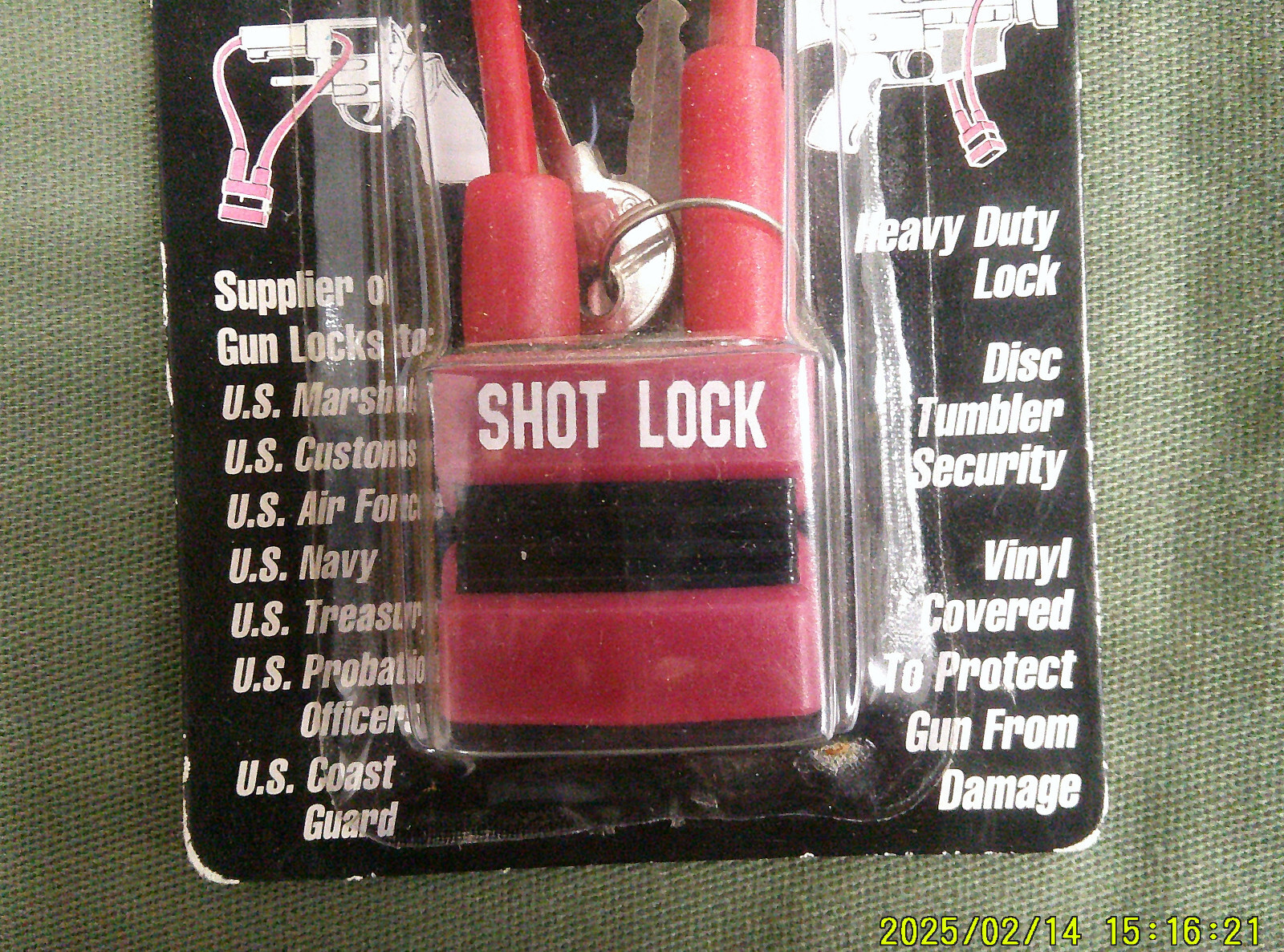 Shot Lock - Keyed Cable Firearm Lock (NEW)
