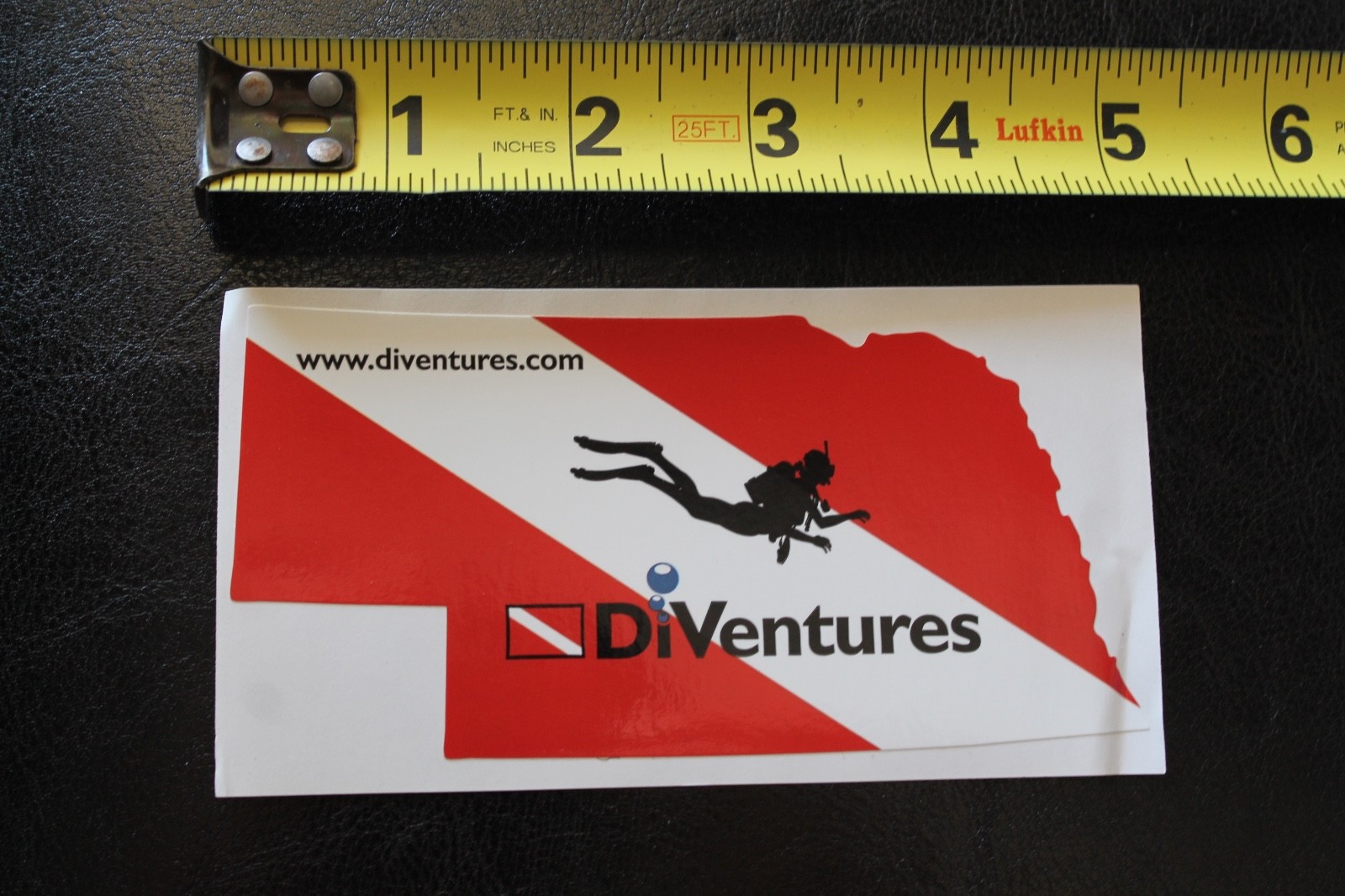 DIVENTURES Adventures Dolphin Ocean Dive Scuba Snorkel Diving STICKER