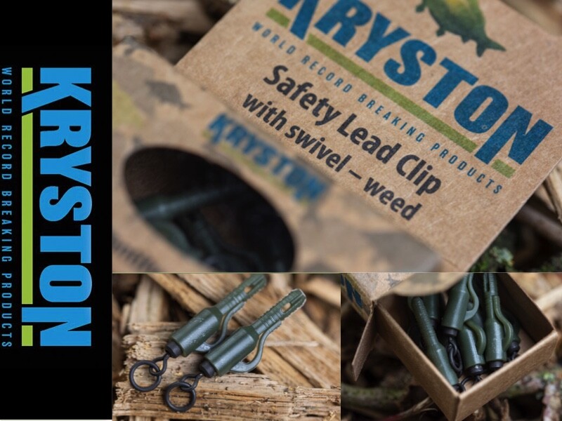 Kryston Safety Lead clip / with swivel *ALL COLOURS* carp fishing rig end tackle