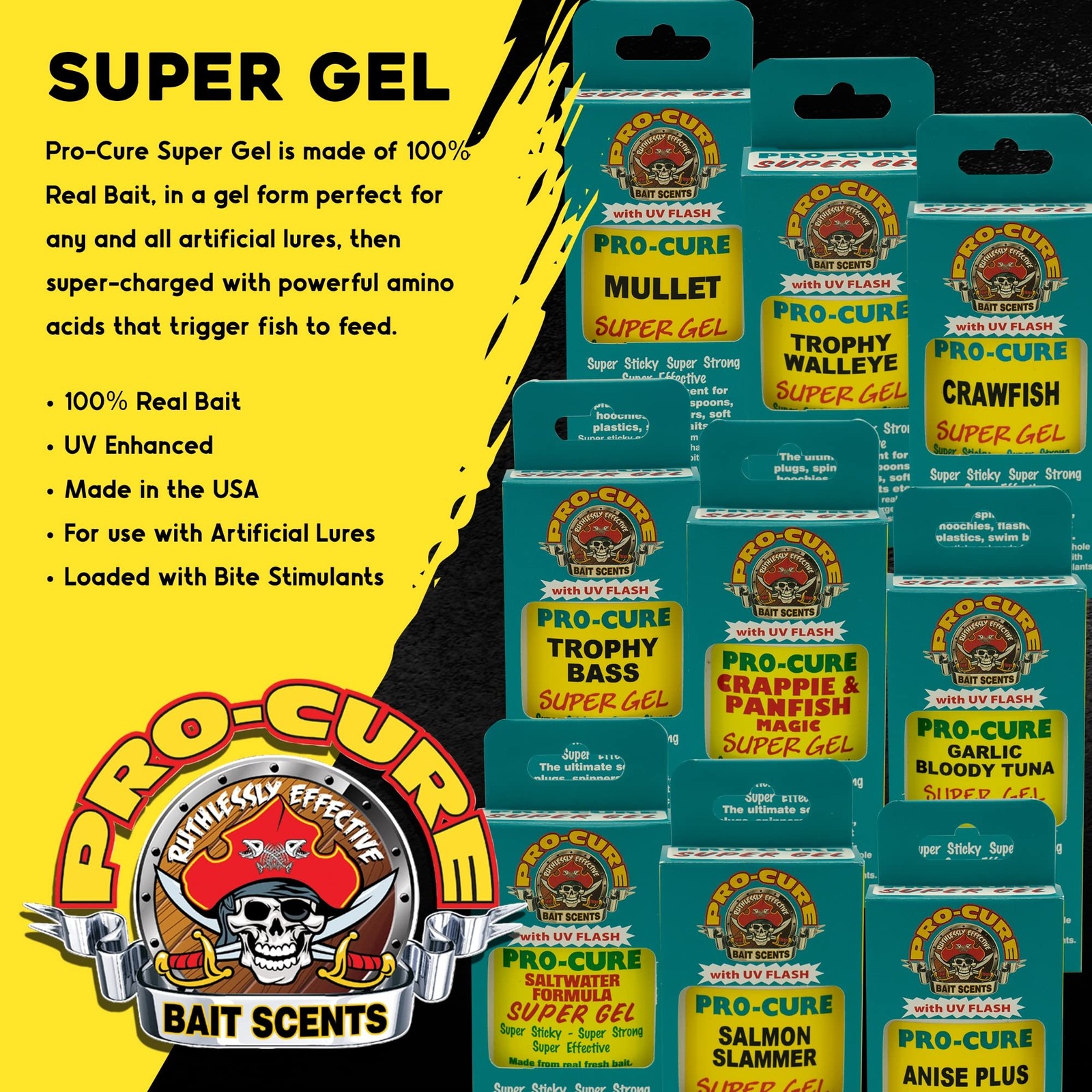 Pro-Cure Shrimp Super Gel, 2 Ounce