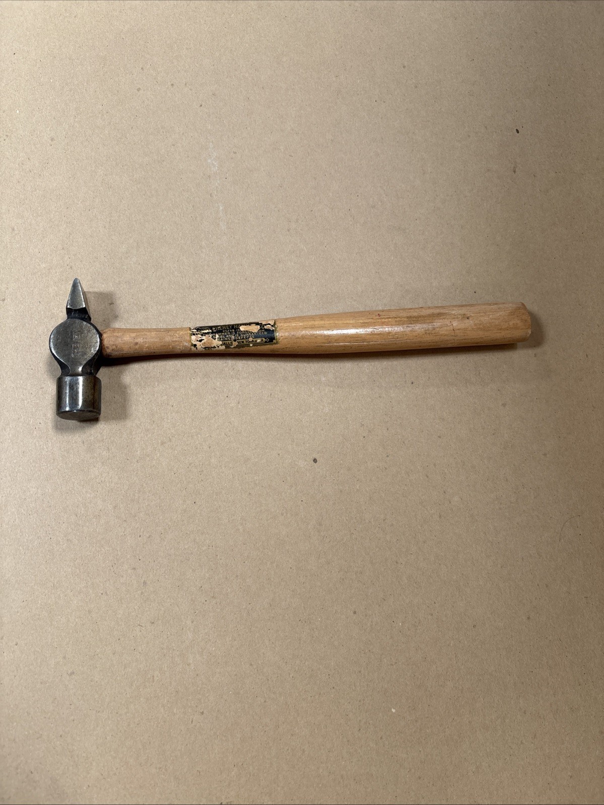 Vintage Henry Cheney Cross Peen Hammer USA Machinist 12" RARE