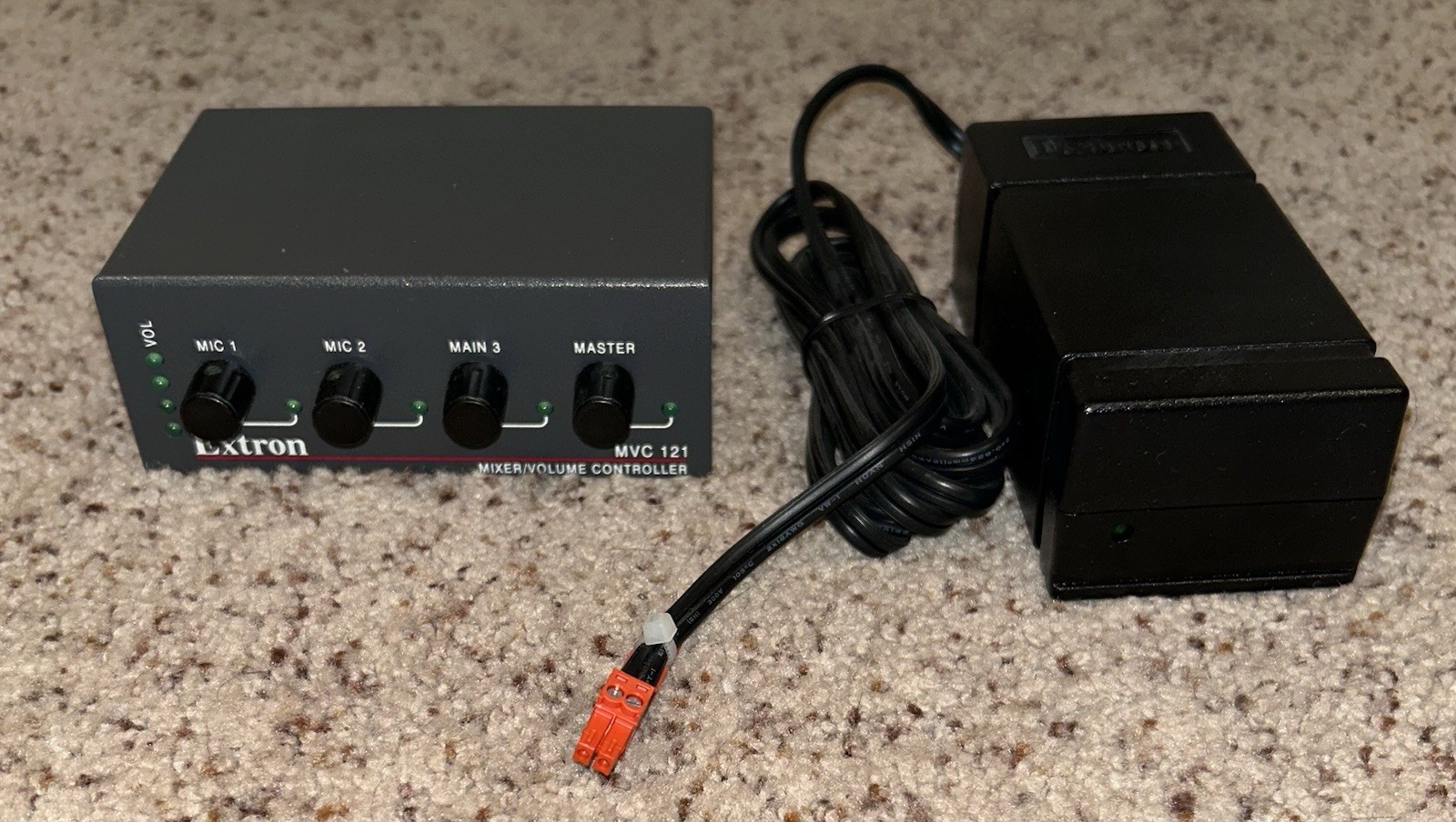 Extron MVC 121 Mixer/Volume Controller w/ AC Adapter Excellent!