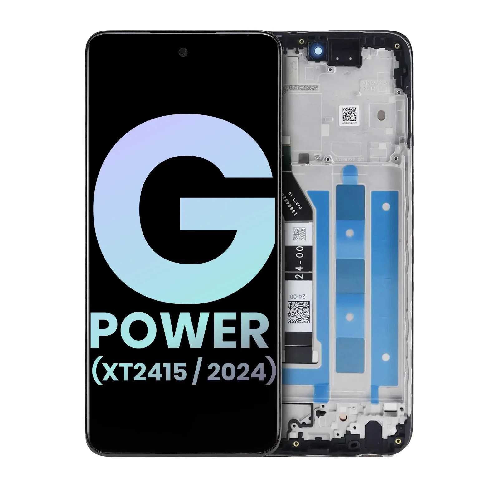Genuine OEM Motorola Moto G Power 5G (XT2415/2024) LCD Display Screen with Frame
