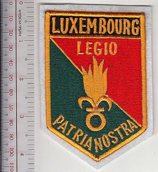 France French Foreign Legion Etrangère Luxemburg Veterans Amicale NO TARIFF