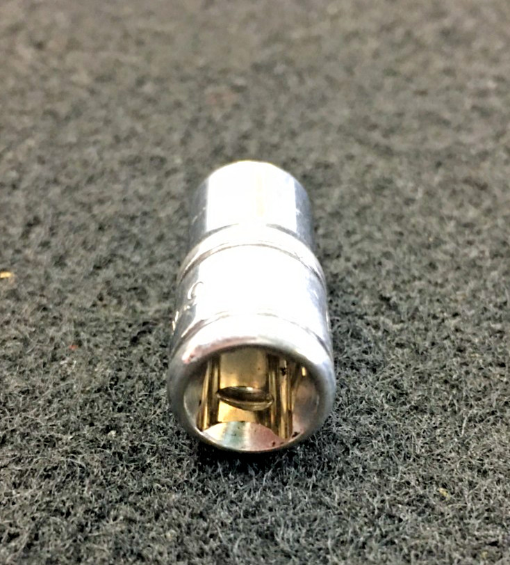 POWERBUILT CR-V 9/32 6 POINT SOCKET, 1/4 DRIVE