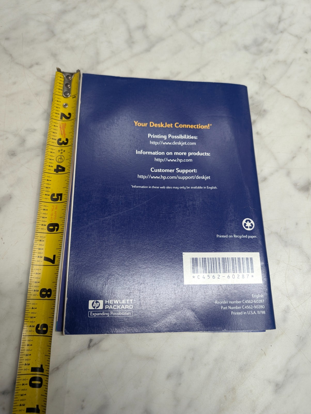 HP DeskJet 695C/697C Series Printer User's Guide Manual Hewlett Packard