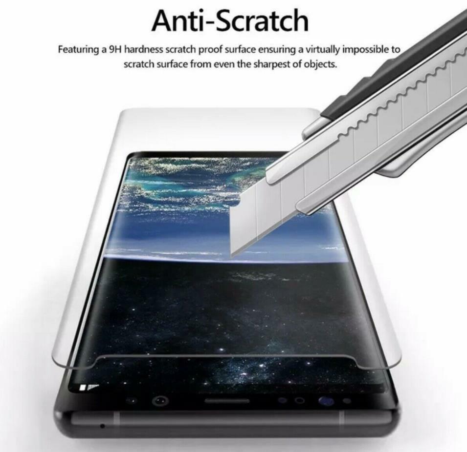 2x Case Friendly Tempered Glass Screen Protector For Samsung Galaxy Note 8 9