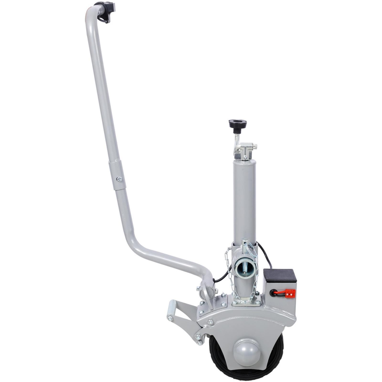 Powerful 12V Electric Trailer Mover 8 Inch Solid Rubber Tire Steel Construction