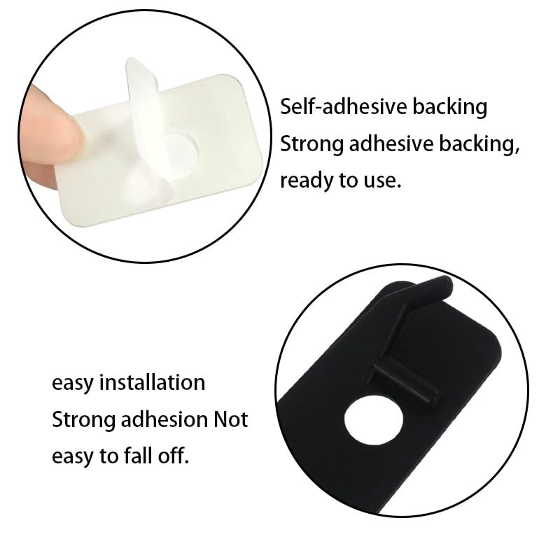 8 Pcs Right Hand Recurve Bow Arrow Rest,Plastic Adhesive Back Accessory for H...