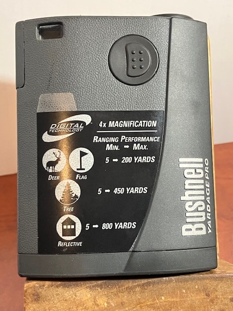 Bushnell Yardage Pro Sport Laser Rangefinder Tested Working w/ Case Golf Hunting