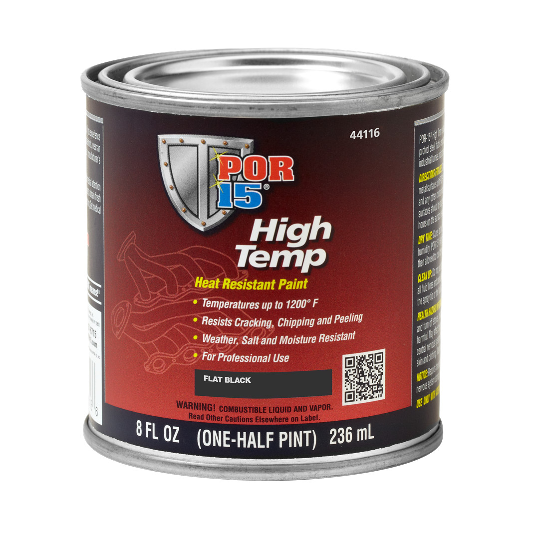 POR-15 44116 (Heat Resistant Paint Flat Black 8 oz