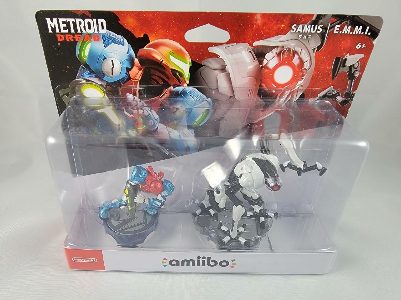 IN HAND Nintendo Amiibo Metroid Dread Samus and E.M.M.I. Figures 2 Pack
