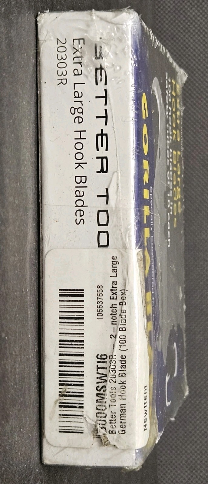 Gorilla Blades Extra Large Hook Blades 100ct - Better Tools 20303R