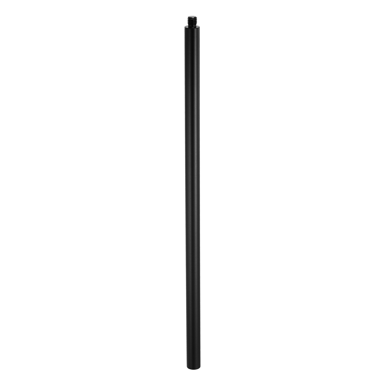 12" Metal Extension Rod, 1Pcs M8x1.25 Female to Male Thread Tripod Tube Black