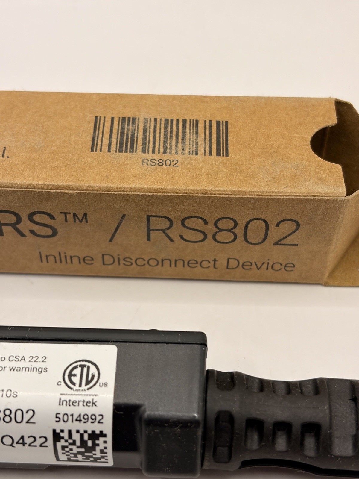 NEW Generac SnapRS RS802 Inline Disconnect Device For Use With PV Link