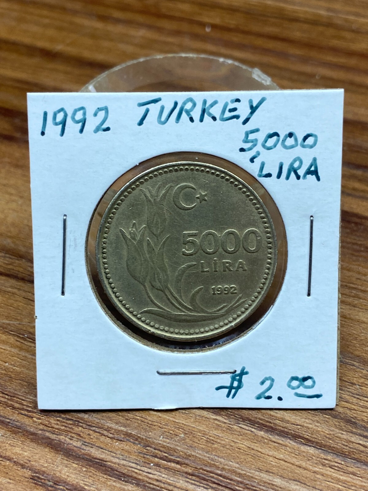 STORAGE UNIT FIND 1992 Turkey 5000 Lira Coin