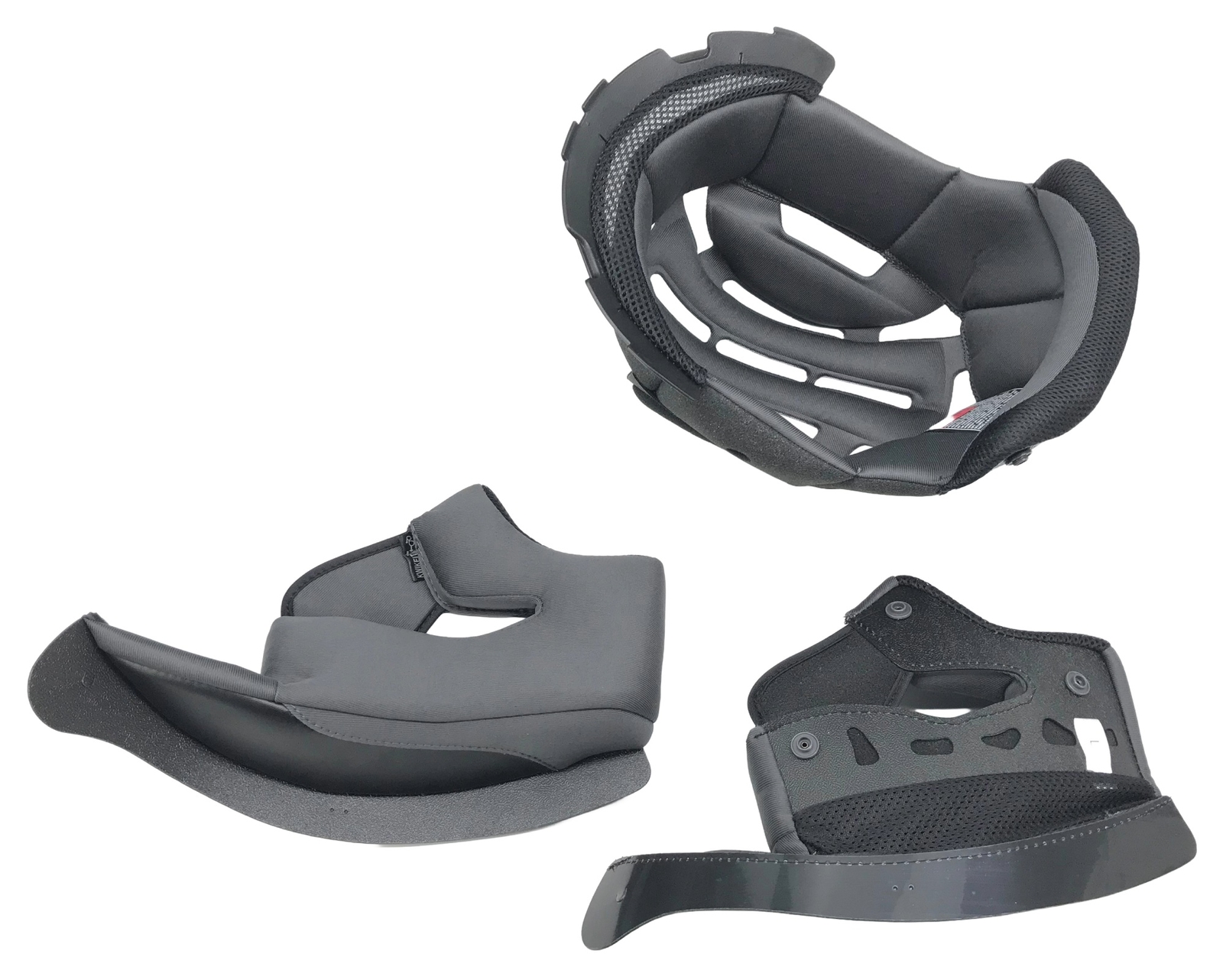 Scorpion EXO-R320 Helmet Kwikwick Inner Top Liner & Cheek Pads Set Gray