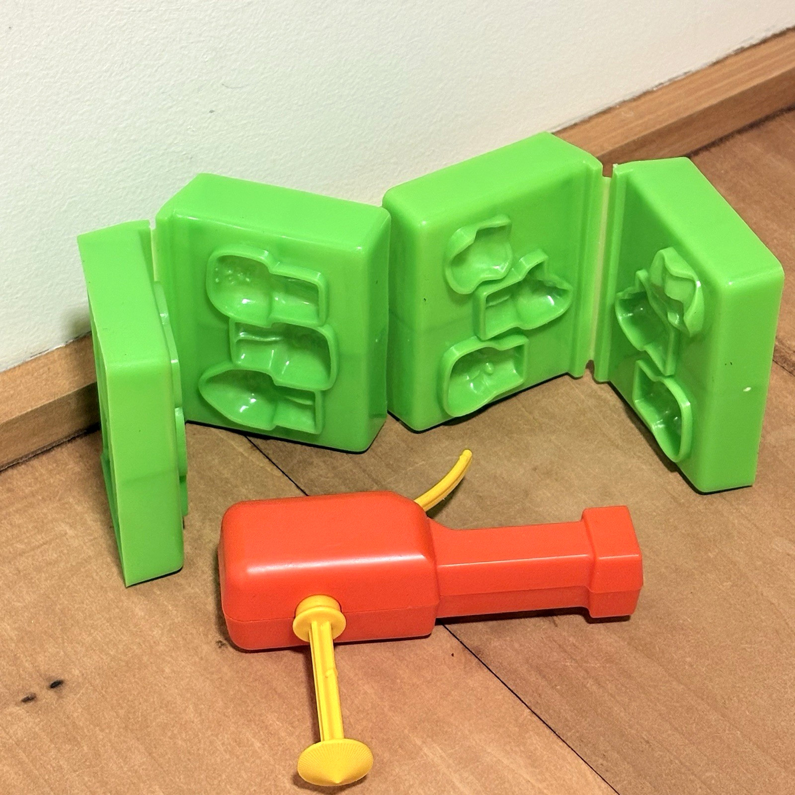 Kenner Play-Doh Teeth Molds Drill Doctor Fill Dentist Lot 3 Vtg 1978 Replacement