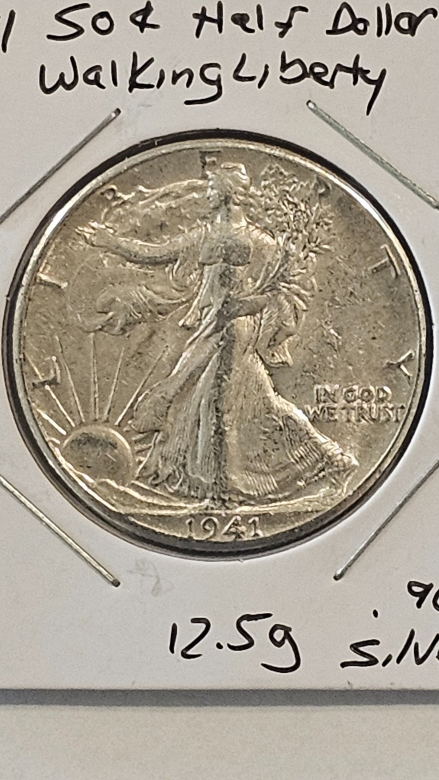 1941 50C Walking Liberty Half Dollar XF Silver