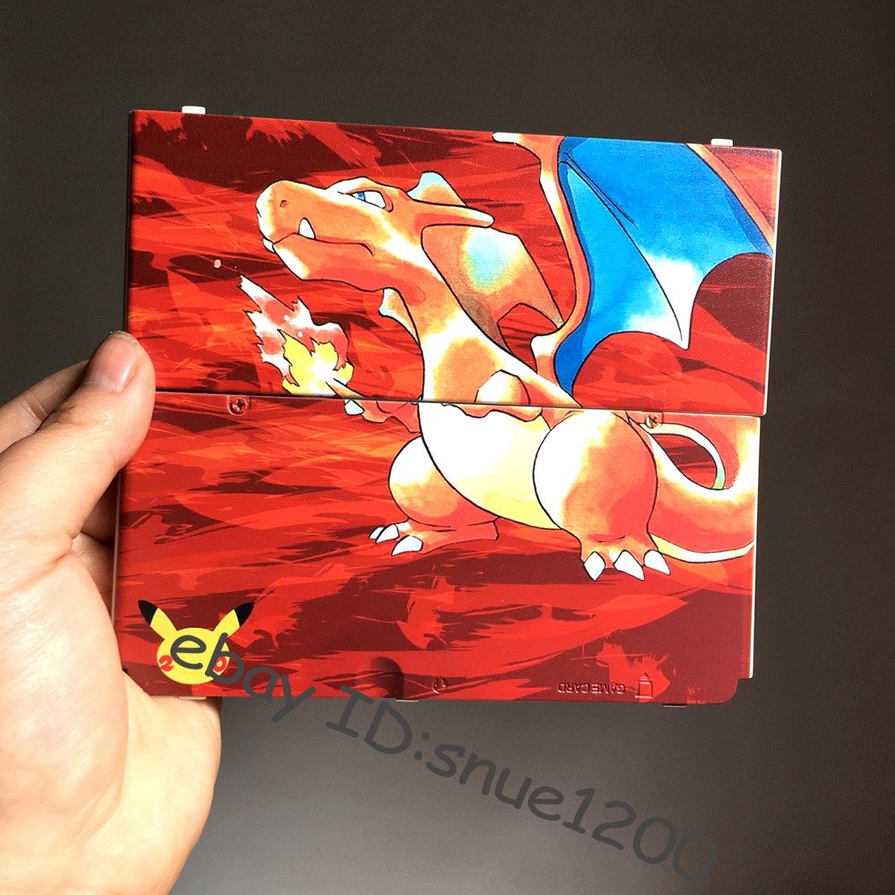 Nintendo New 3DS Replacement shell Plates - Pokemon 20th Anniversary Charizard