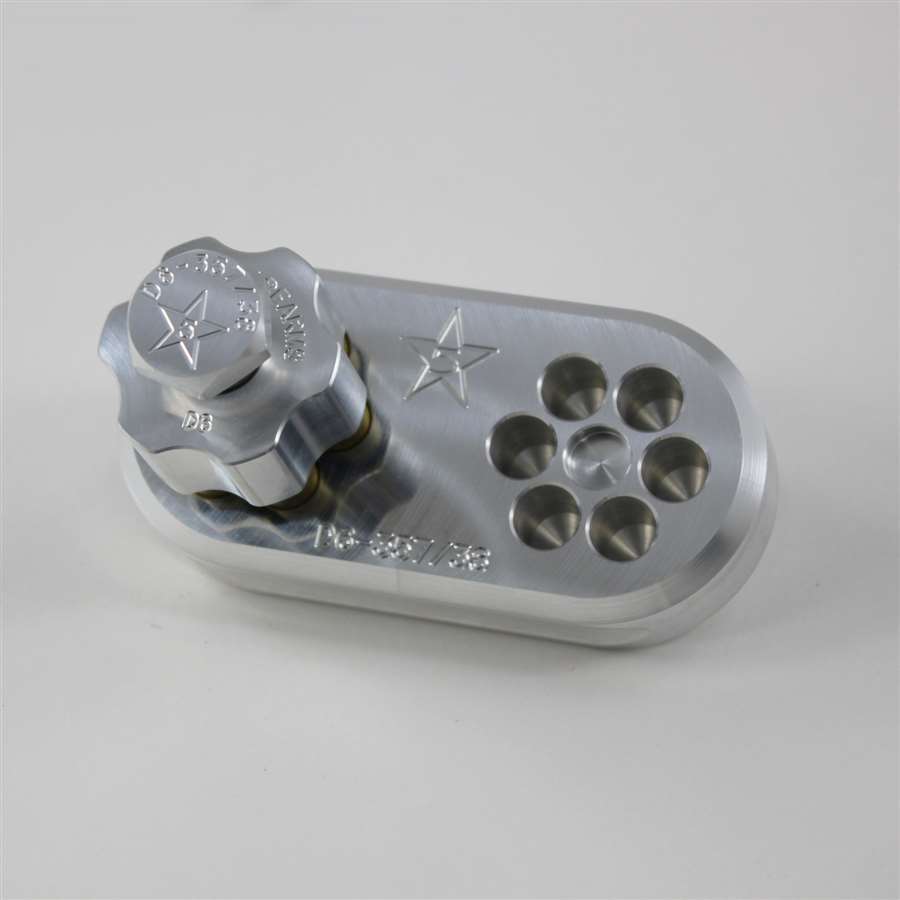 D6-357/38 Bedside Block, 6-shot .357/.38 D-Frame w/wo Speedloader, Aluminum