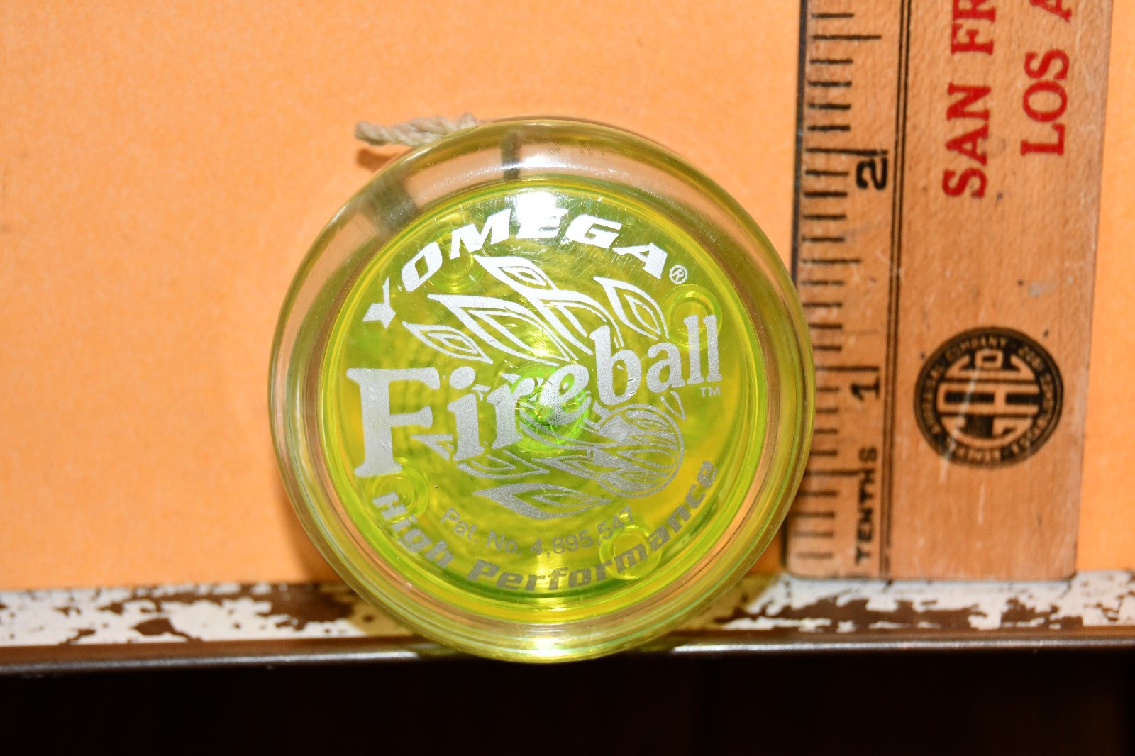 Vintage Yomega Fireball Yoyo Yo-Yo High Performance Green