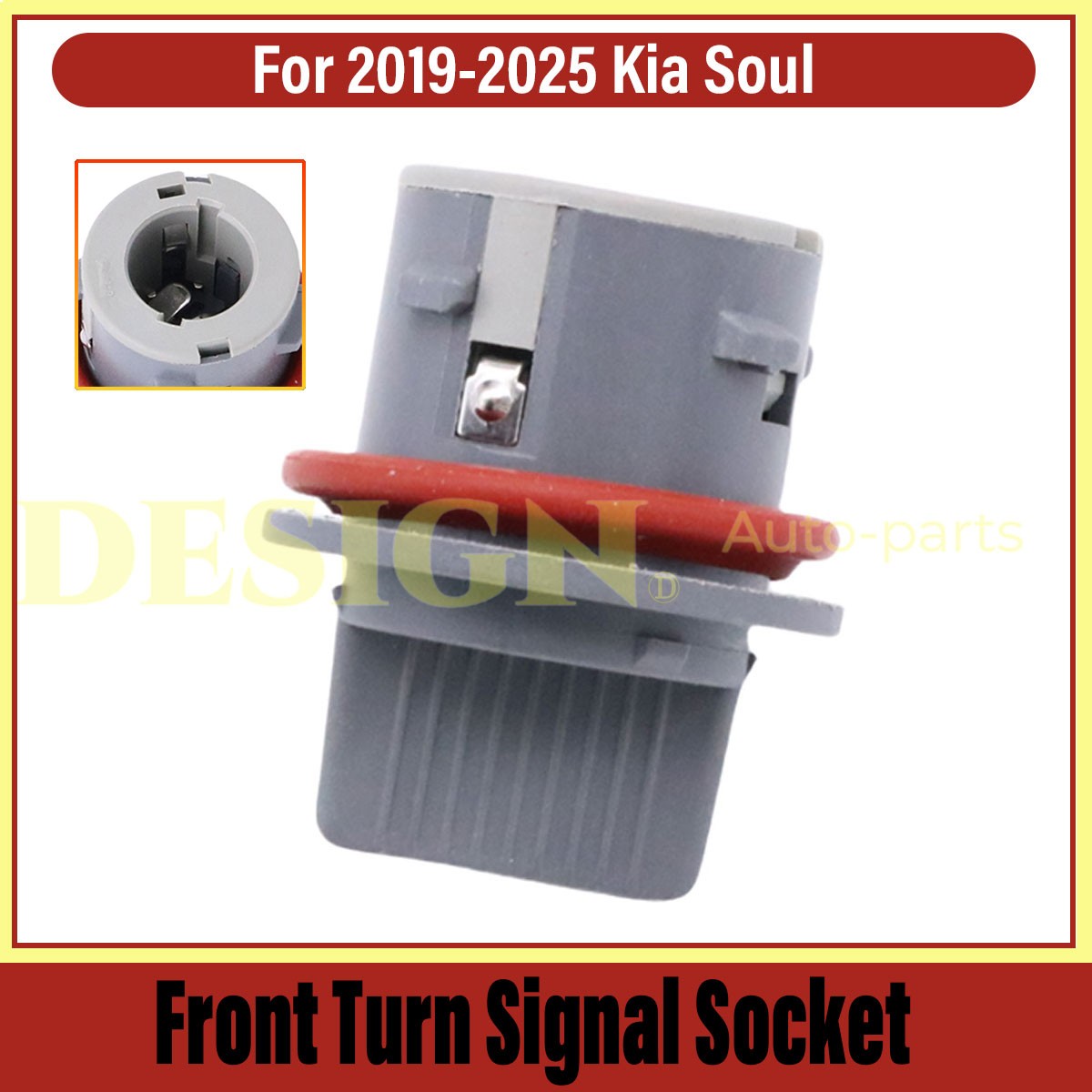Front Turn Signal Socket 92166-A9000 New For 2018 2019 2020 2021 Kia Sedona