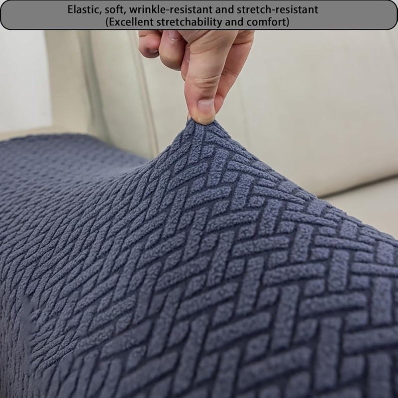Sofa Armrest Covers Stretch Fabric Set of 2 Quick Secure Stain Resistant New