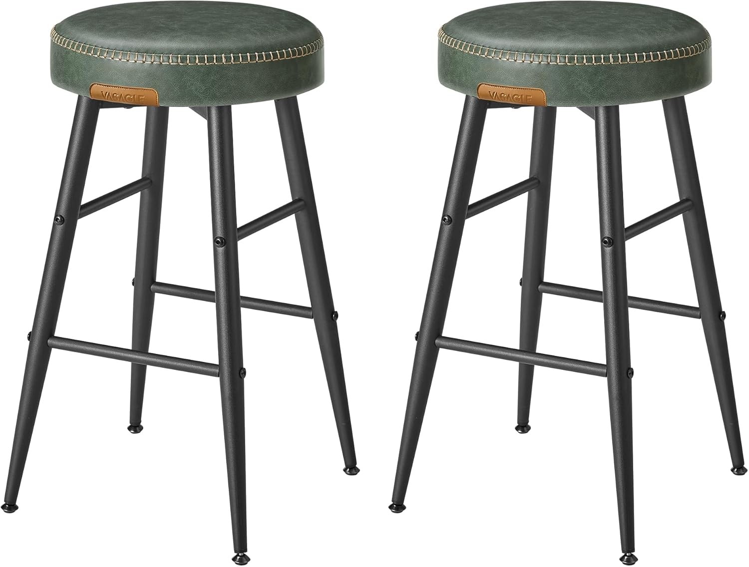 EKHO Collection Bar Stools Set of 2 Counter Height Bar Stools Kitchen Counter