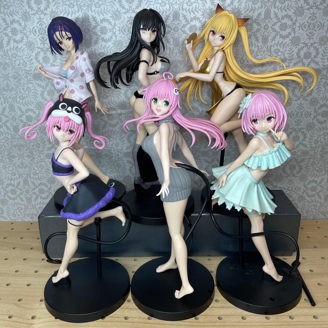 To LOVE Ru Darkness Glitter Glamours Figure Set Collectible Anime Japan