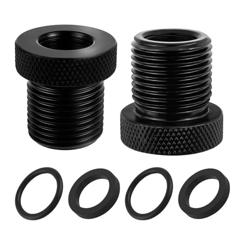 2PCS Oil Filter Adapter 1/2-28 to 3/4-16,Precision Thread Oil Filter