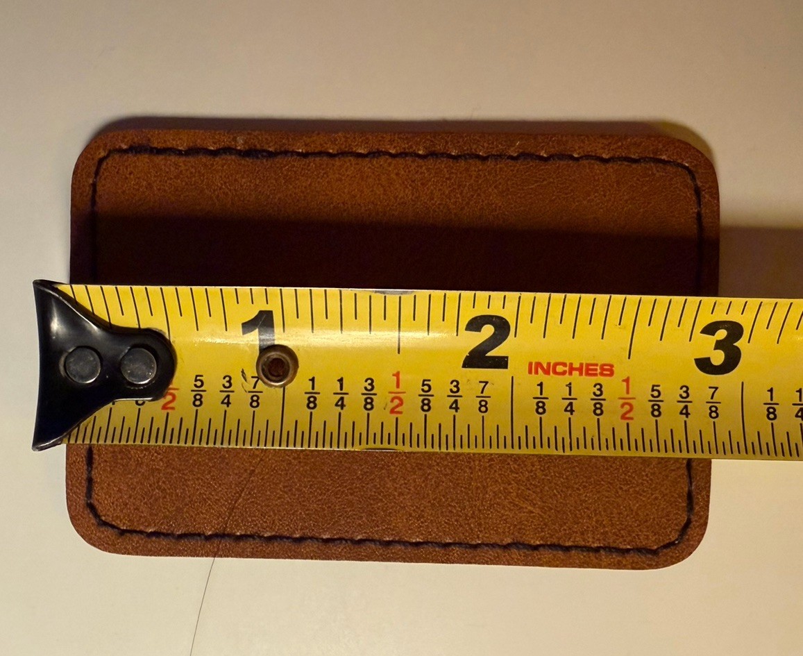 Carhartt Leatherette Patch Iron on Adhesive Custom 3” X 2”