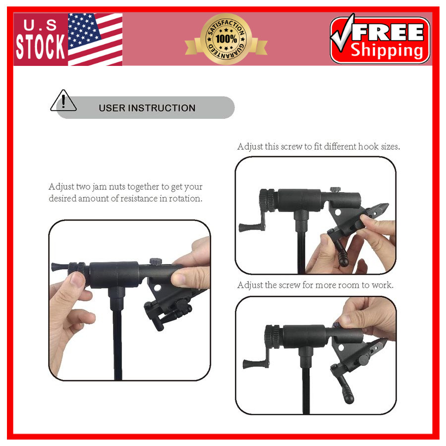 Riverruns II Rotary Fly Tying Vise, 360° Rotation, Ultra-Light & Precise