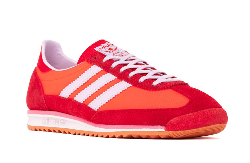 Authentic Women's Adidas SL 72 OG "Solar Red/Ice Lavender" JH7392 Sizes 7-7.5