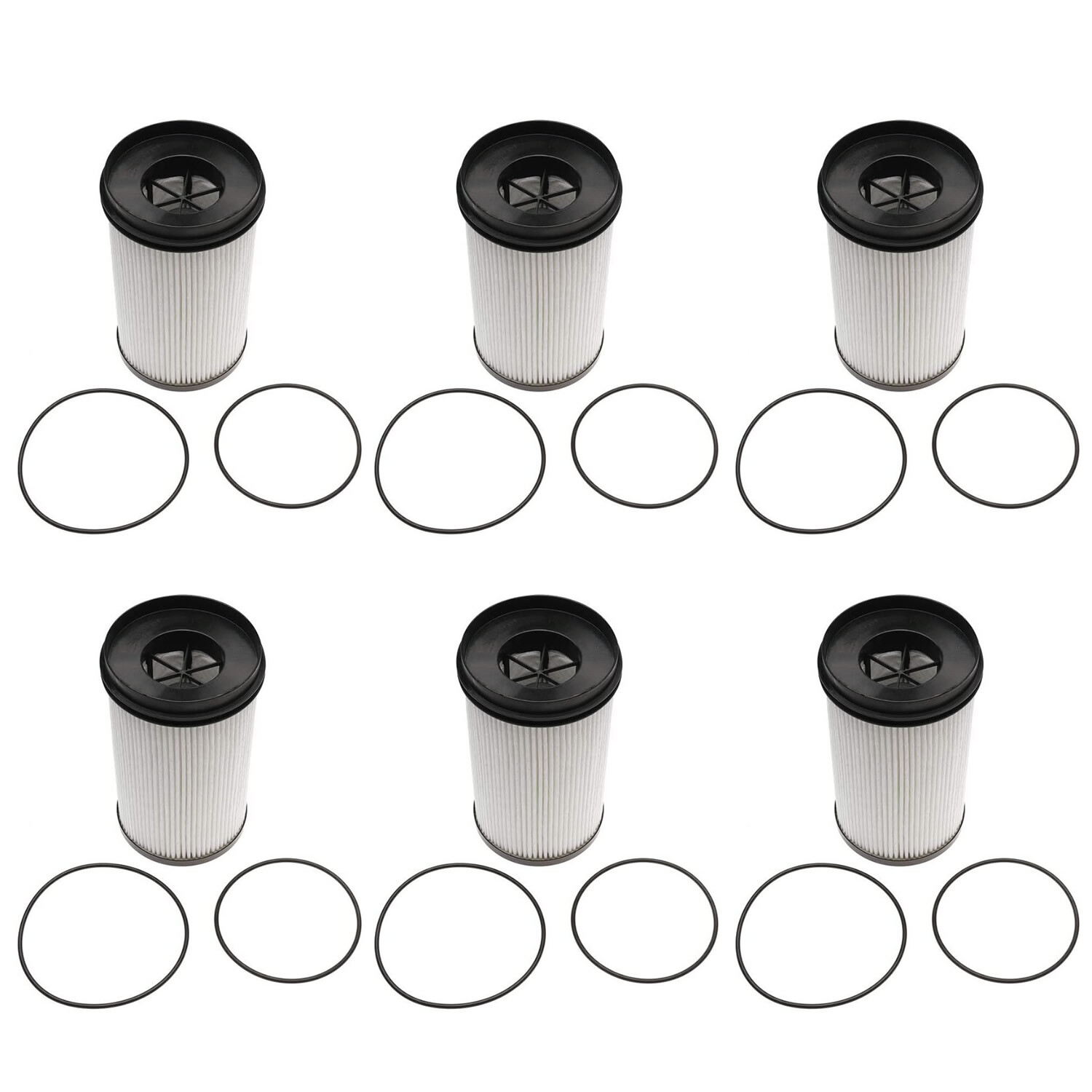 6X R61709 Fuel Filter Water Separator Element PF46235 FS20176 For DD13 DD15 DD16