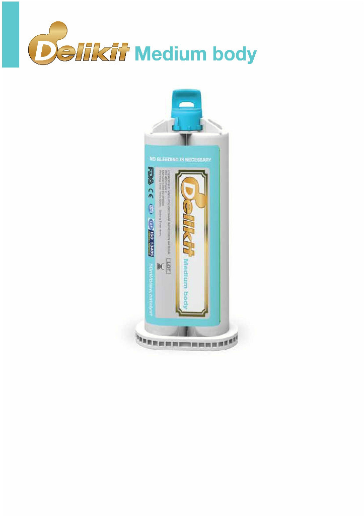 Delikit VPS Impression Material Medium Body 4X50ml/Box_IMMB