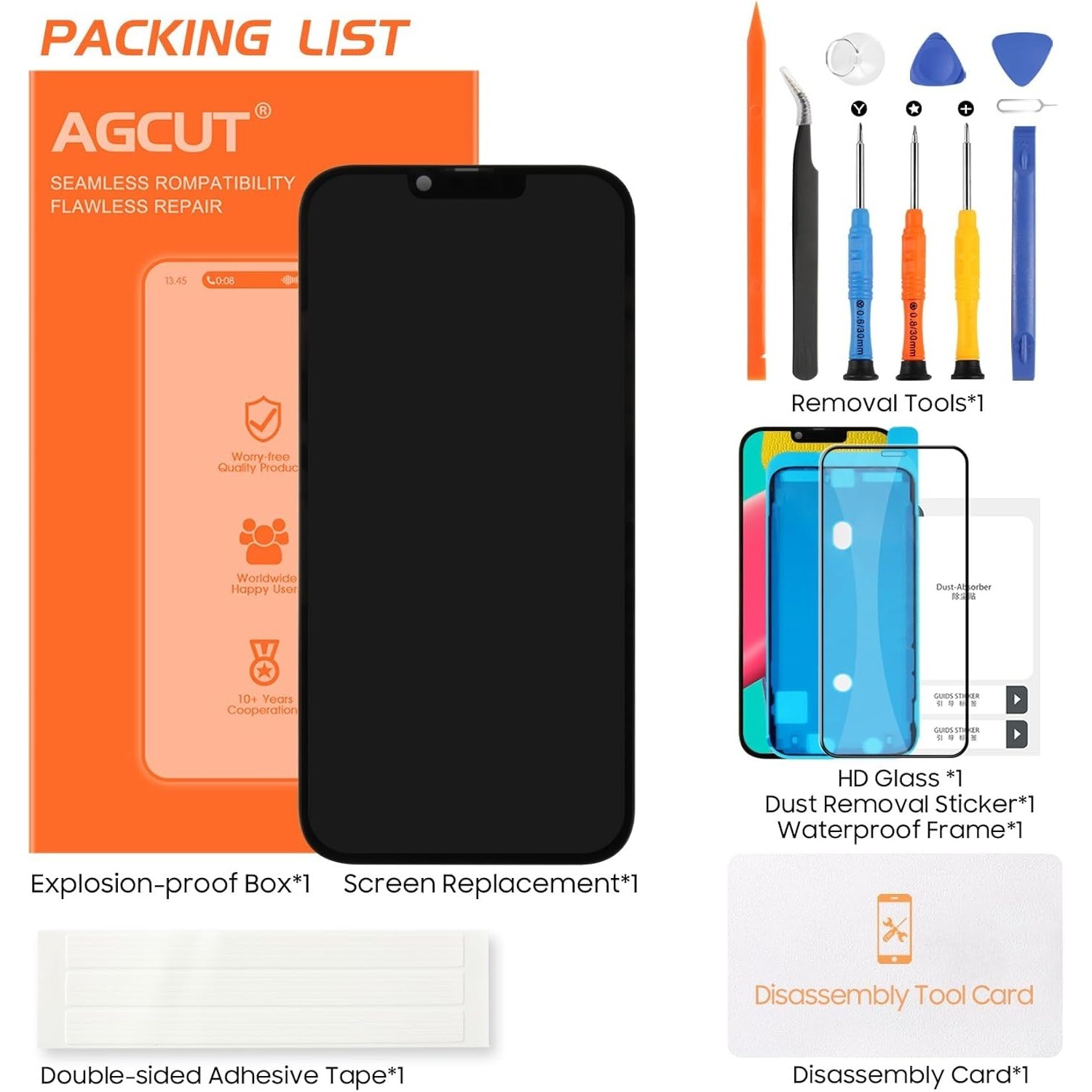 For iPhone 13 Pro Max Screen Replacement Display LCD Touch Screen Digitizer