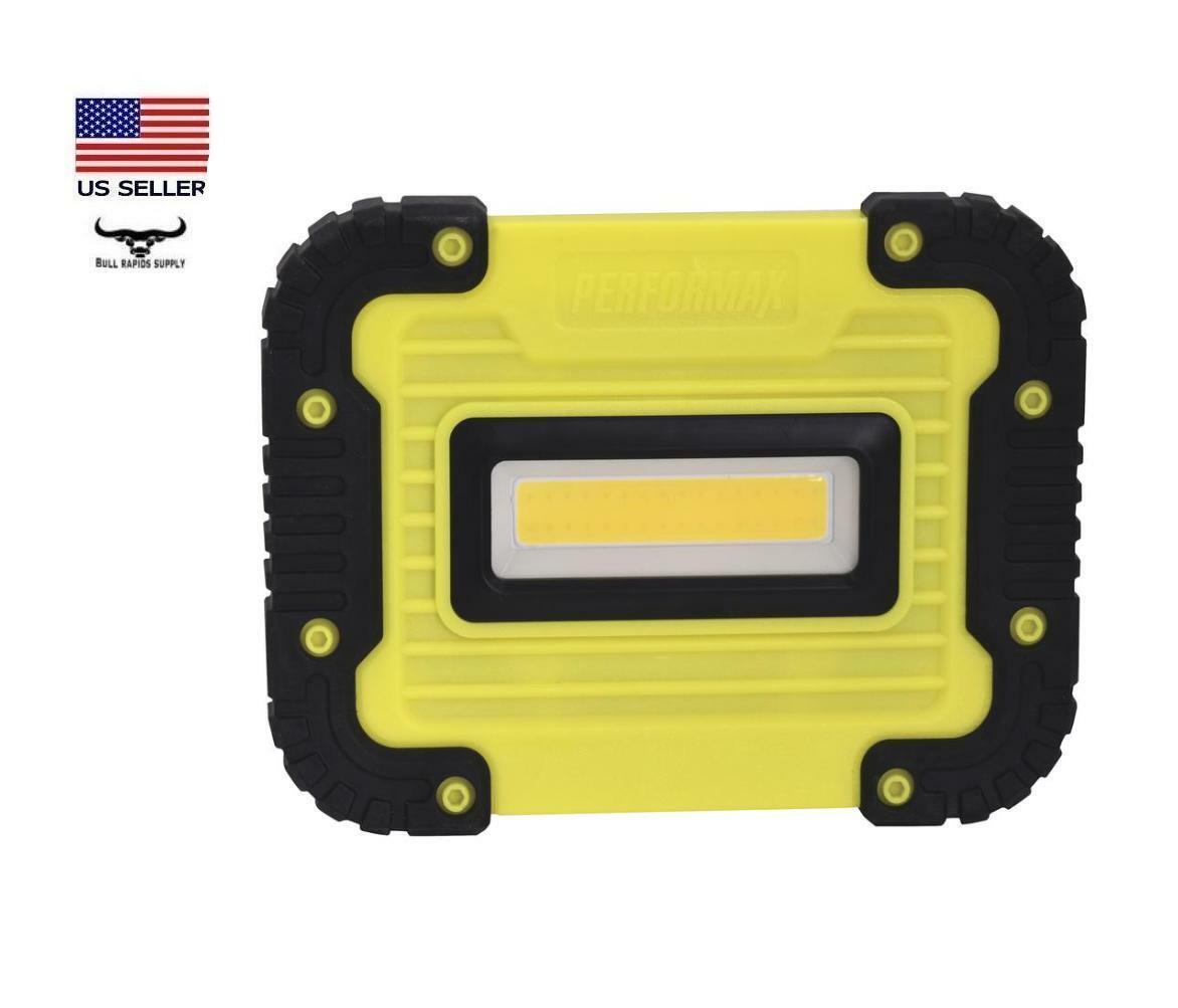850 Lumen Handheld LED Work Light 3 Modes 180° Swiveling Stand (4) AA Batteries