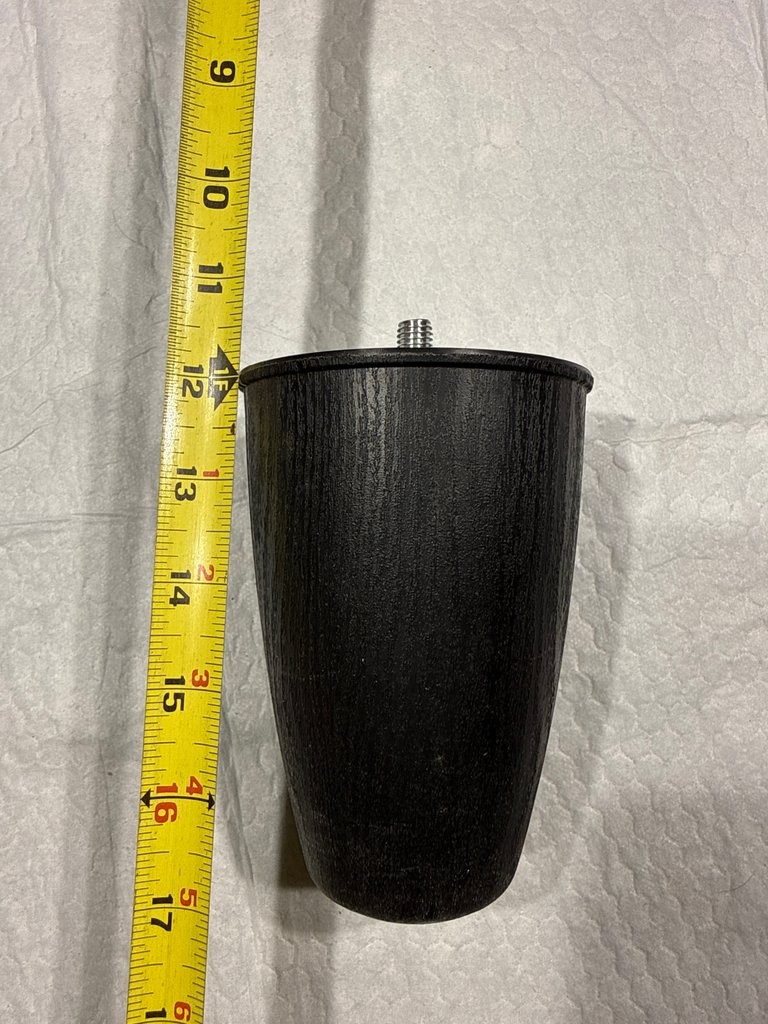 Replacement Furniture Leg with Metal Screw