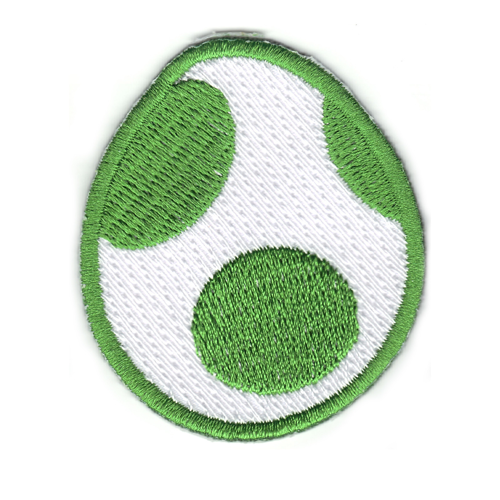 Nintendo Super Mario World Yoshi Egg Embroidered Iron on Patch