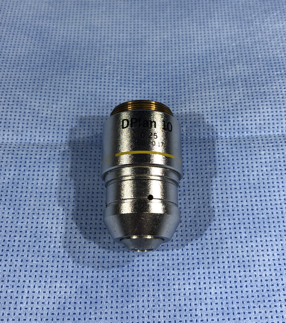 OLYMPUS DPLAN 10 0.25 160/0.17 MICROSCOPE OBJECTIVE LENS