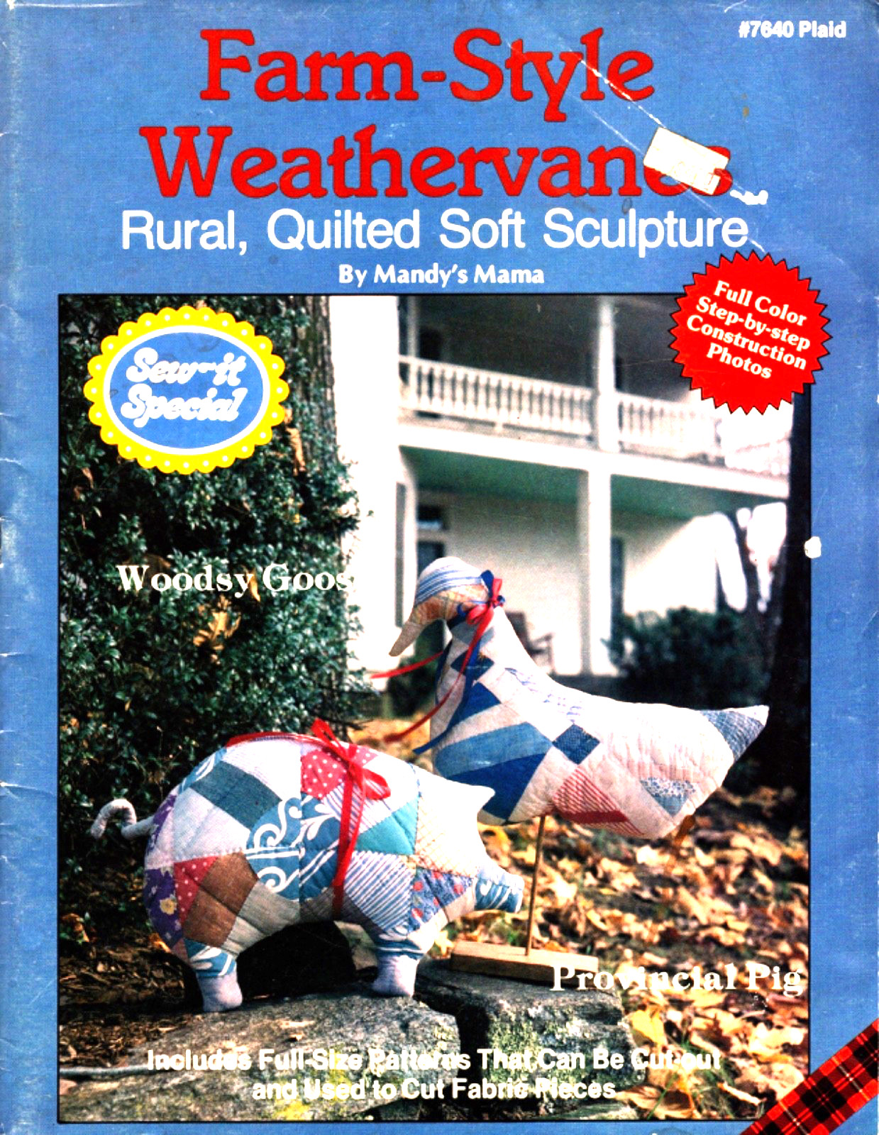 Farm-Style Weathervanes: Rural, Quilted Soft Sculpture Patterns by Mandy's Mama