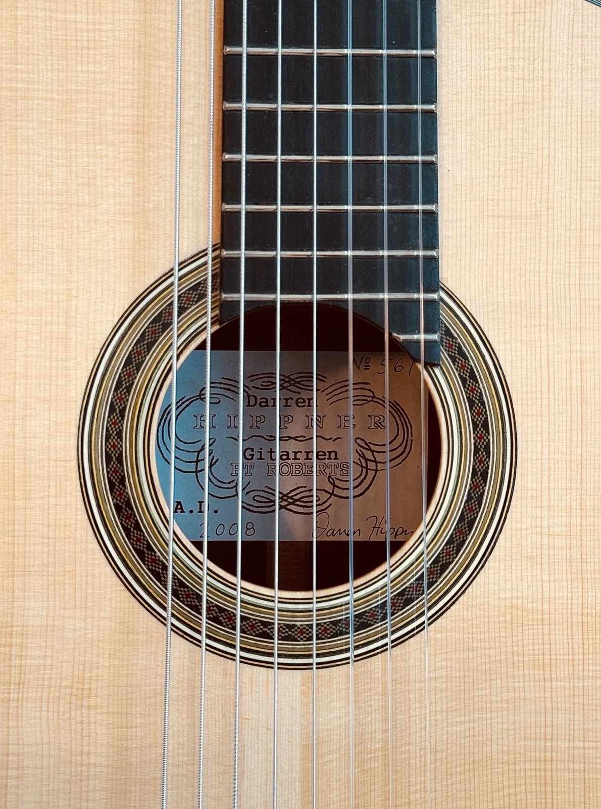 Hippner 8-String Classical Guitar – Engelmann Spruce & Brazilian