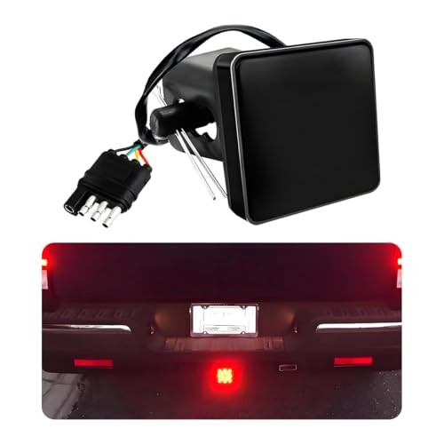 15 LED Brake Light Trailer Hitch Cover, Super Bright Automotive Lens Square