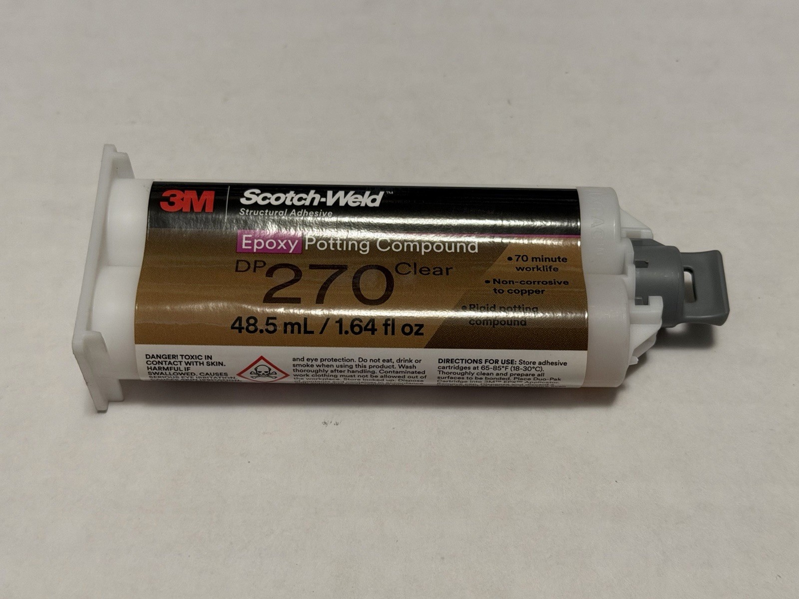 Brand New One Tube Of 3M Scotch Weld DP 270 Epoxy Potting Compound (Exp Feb 2026